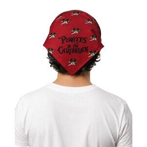 Walt DISNEY Pirates In The Caribbean MICKEY MOUSE Red Bandana Triangle Scarf DCL